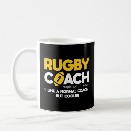 Rugby Coach Definition Koffiemok (Links)