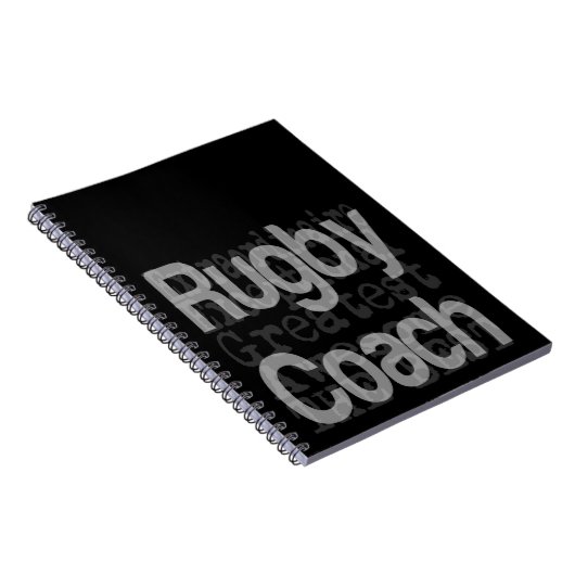 Rugby Coach Extraordinaire Notitieboek (Rechterzijde)