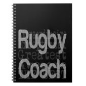 Rugby Coach Extraordinaire Notitieboek (Voorkant)