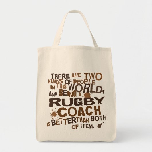Rugby Coach Gift Tote Bag (Voorkant)