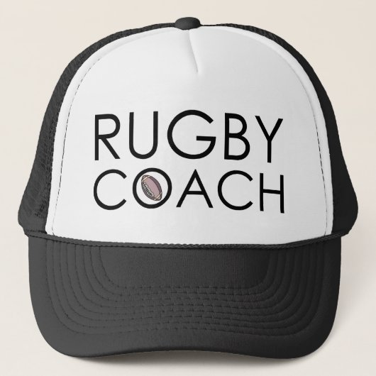 Rugby Coach Trucker Pet (Voorkant)