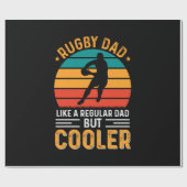 Rugby Dad Cadeaupapier (Vlak)