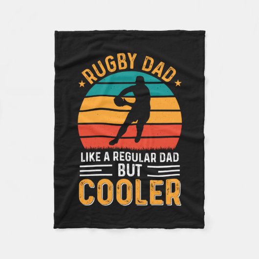 Rugby Dad Fleece Deken (Voorkant)