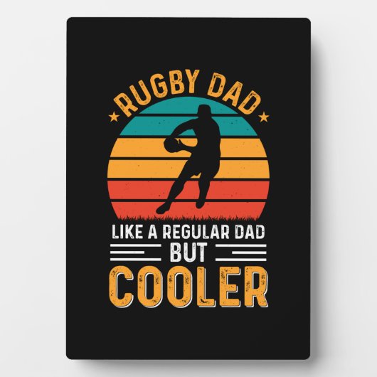 Rugby Dad Fotoplaat (voorkant)
