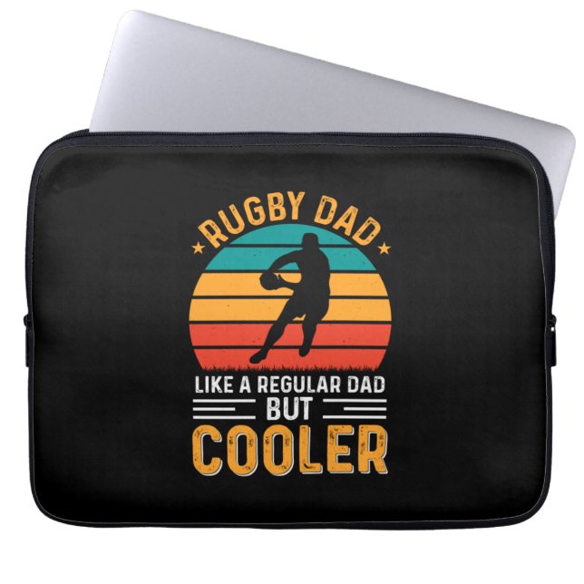 Rugby Dad Laptop Sleeve (Voorkant)