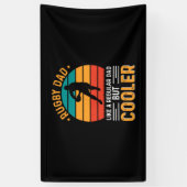 Rugby Dad Spandoek (Verticaal)