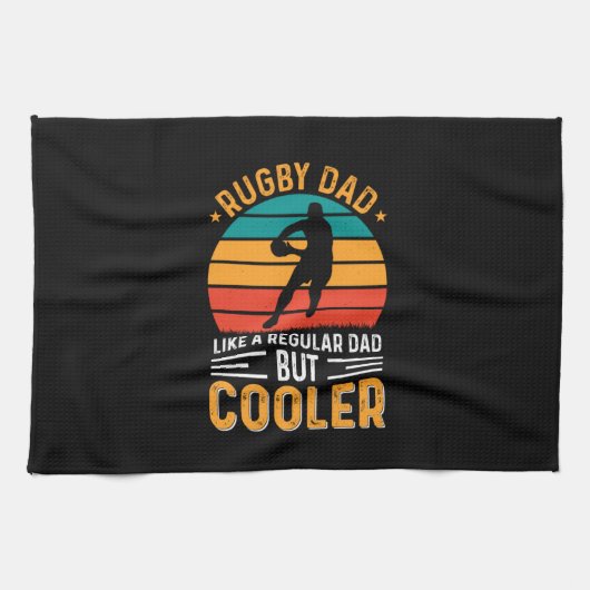 Rugby Dad Theedoek (Horizontaal)