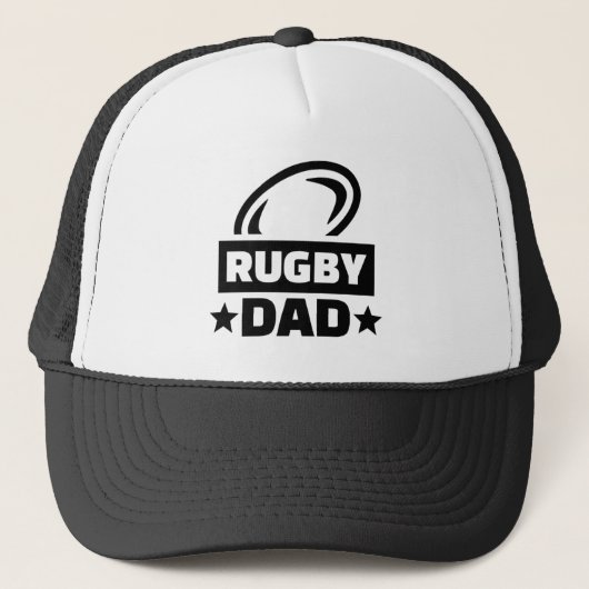 Rugby dad trucker pet (Voorkant)