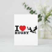 Rugby Design Briefkaart (Staand voorkant)