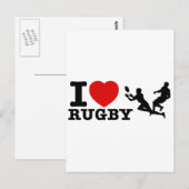 Rugby Design Briefkaart (Voorkant / Achterkant)