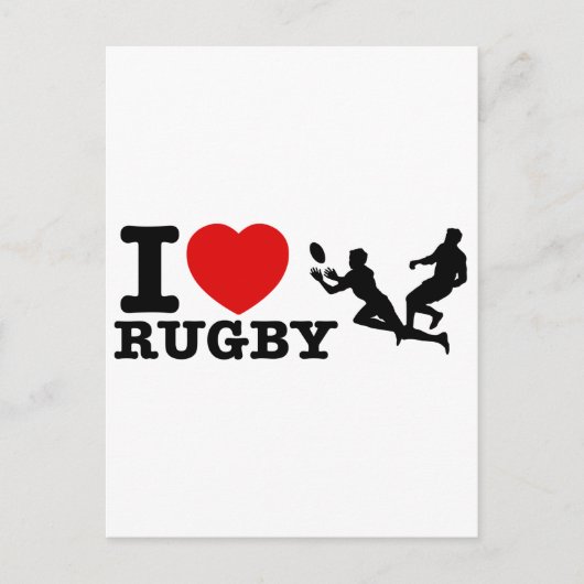 Rugby Design Briefkaart (Voorkant)
