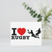 Rugby Design Briefkaart (Staand voorkant)