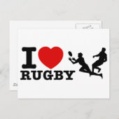 Rugby Design Briefkaart (Voorkant / Achterkant)