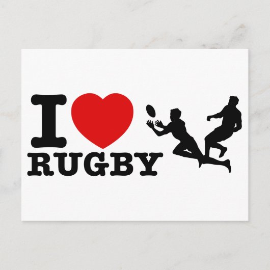Rugby Design Briefkaart (Voorkant)