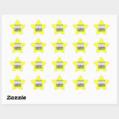 Rugby Doel 2 Ster Sticker (Vel)