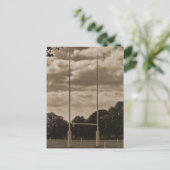 Rugby doelpunt post op Rugby School Briefkaart (Staand voorkant)