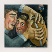 Rugby Duel 676 Piece Puzzle Legpuzzel (Horizontaal)