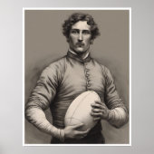 Rugby - Een spel voor heren - Art Print (Voorkant)