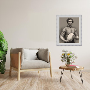 Rugby - Een spel voor heren - Art Print