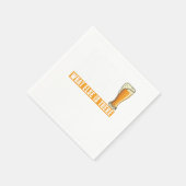 Rugby en Beer Rugby Player Rugby Team Cadeft Servet (Hoek)