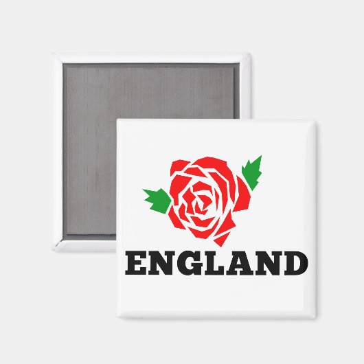 Rugby Engeland Engels Roos Magneet (Voorkant / Achterkant)