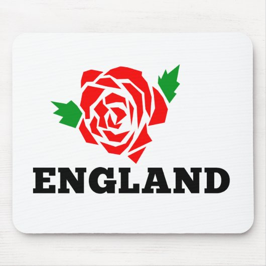 Rugby England Engels Roos Muismat (Voorkant)