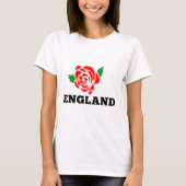 Rugby England Engels Roos T-shirt (Voorkant)