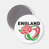 Rugby England English Roos Ball Magneet (Voorkant / Achterkant)
