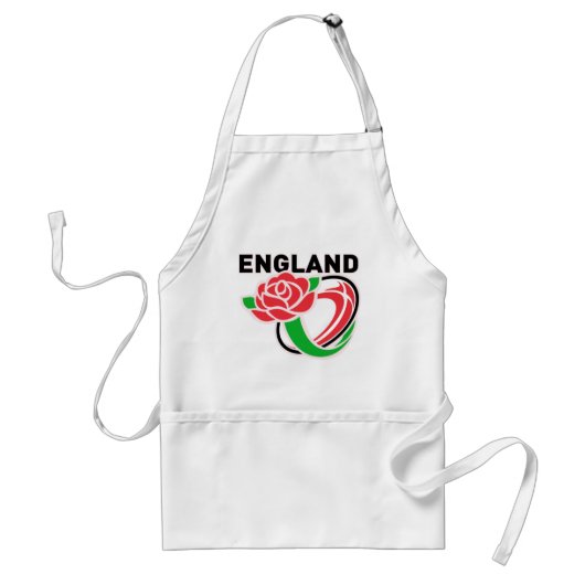 Rugby England English Roos Ball Standaard Schort (Voorkant)