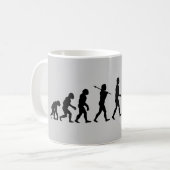 Rugby Evolution Fun Sports Koffiemok (Voorkant links)