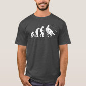 Rugby Evolution Funny Cave Man Tackle T-shirt (Voorkant)
