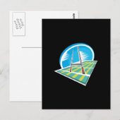 Rugby Field Briefkaart (Voorkant / Achterkant)
