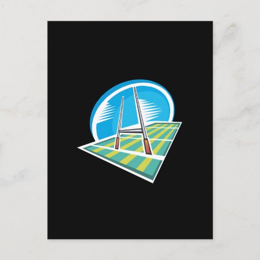 Rugby Field Briefkaart (Voorkant)