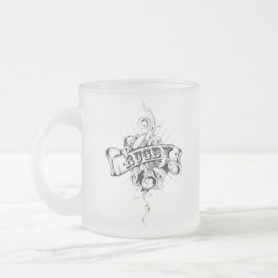 Rugby Follower's Frosted Glass Mok