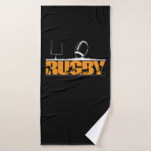 Rugby Football Badhanddoek (Badhanddoek)