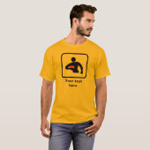 Rugby Football Logo —  T-shirt (Voorkant volledig)