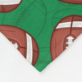 Rugby / Football Patroon fleece dekens (Hoek)