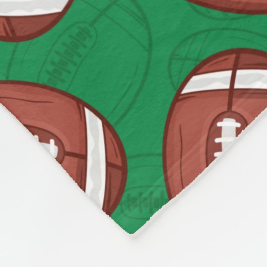 Rugby / Football Patroon fleece dekens (Hoek)