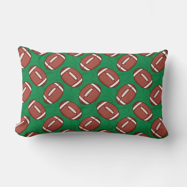 Rugby/Football Patroon gooit kussens (Voorkant)