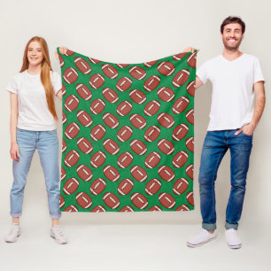 Rugby/Football Patroondekens Fleece Deken