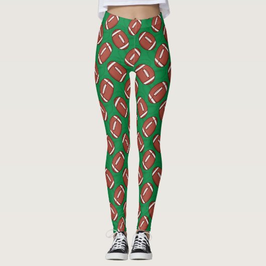 Rugby / Football Pattern leggings (Voorkant)