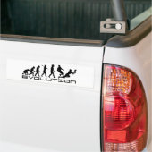 Rugby Football Sport Evolution Art Bumpersticker (Op Truck)
