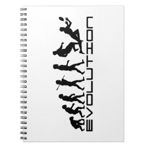 Rugby Football Sport Evolution Art Notitieboek
