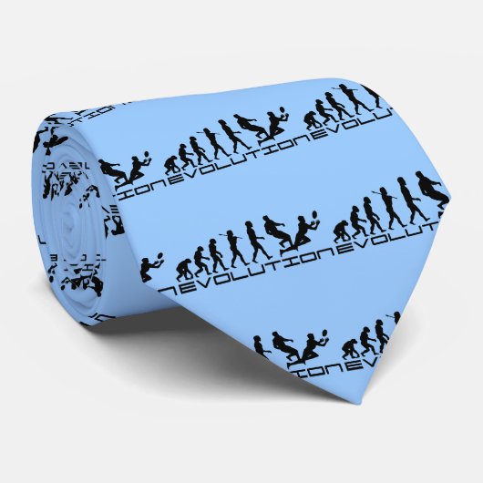 Rugby Football Sport Evolution Art Stropdas (Opgerold)