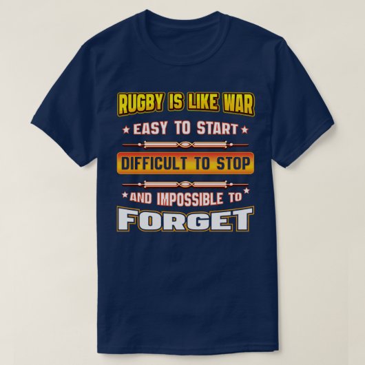 Rugby football t-shirt (Design voorkant)