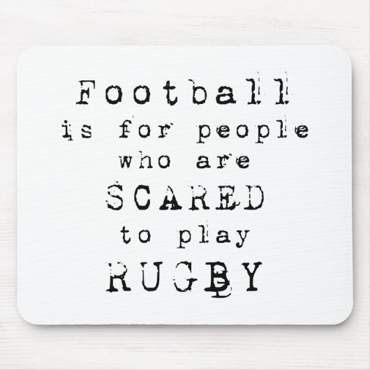 Rugby Football Type.png Muismat (Voorkant)