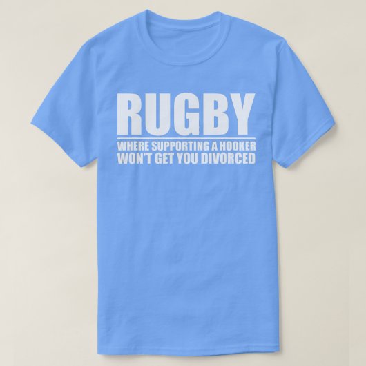 Rugby for Rugby Players Coaches Referees and Fan T-shirt (Design voorkant)