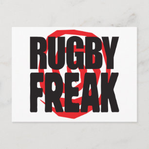 Rugby Freak Briefkaart