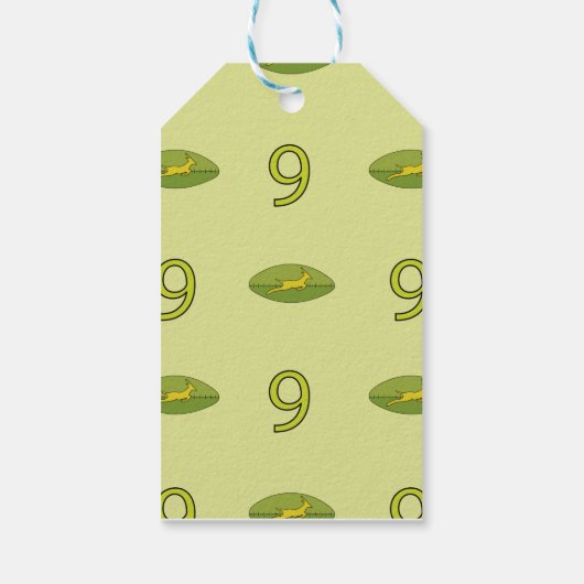 Rugby game are on cadeaulabel (Achterkant)