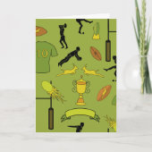 Rugby game are on kaart (Voorkant)